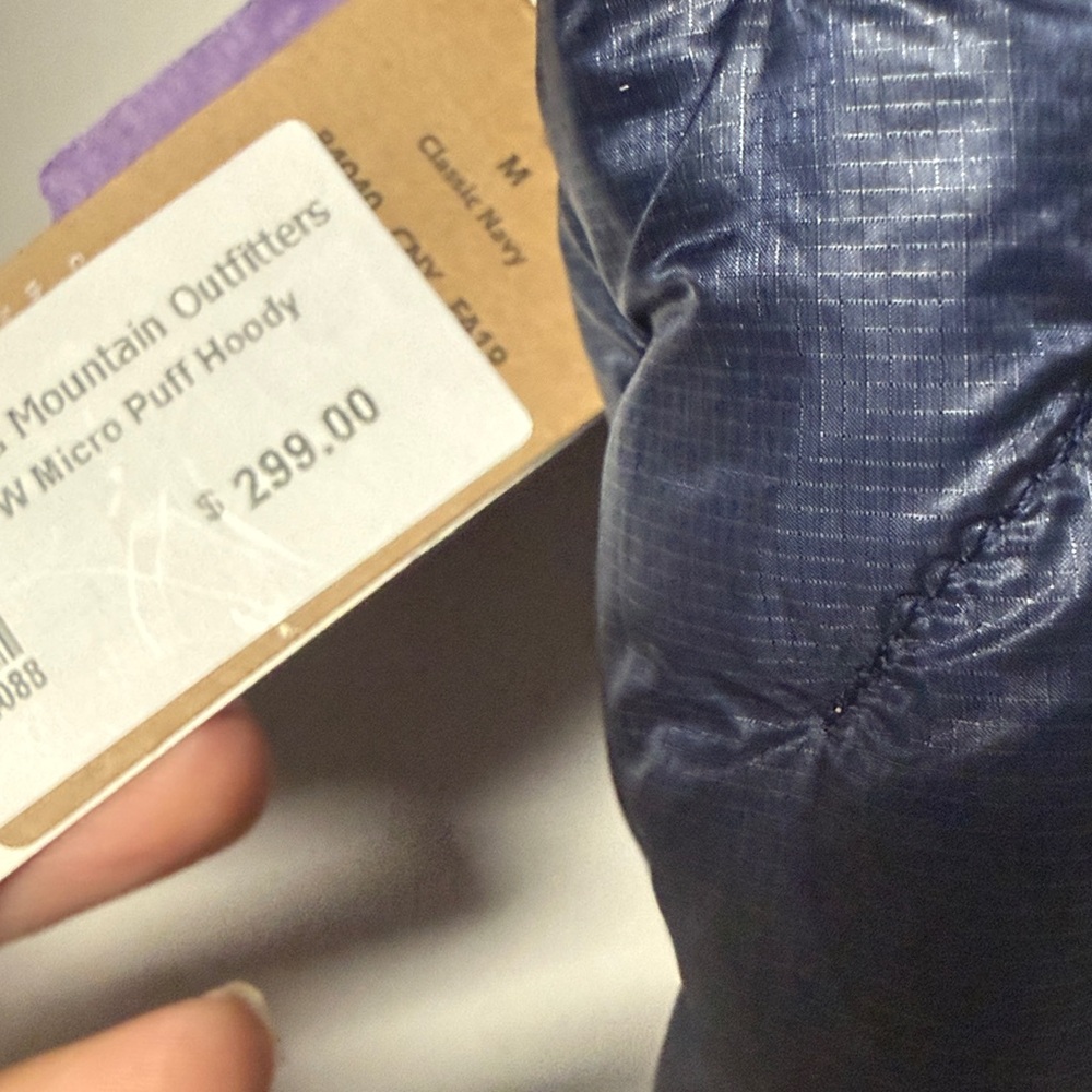 Patagonia Dark Blue Micro Puff Hoody Jacket - Picture 6 of 6